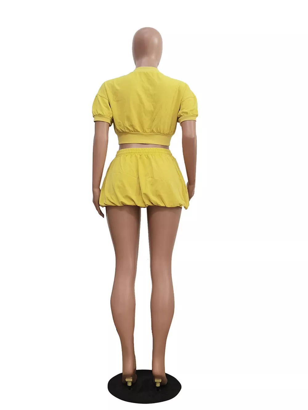 Zip Up Crop Top and Shorts Set, image 12