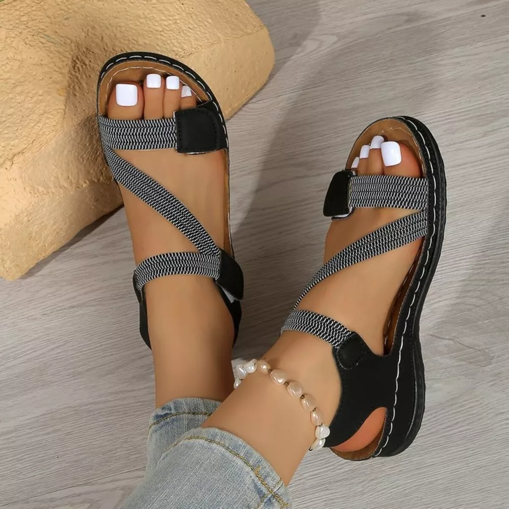 Open Toe Wedge Sandals, image 6