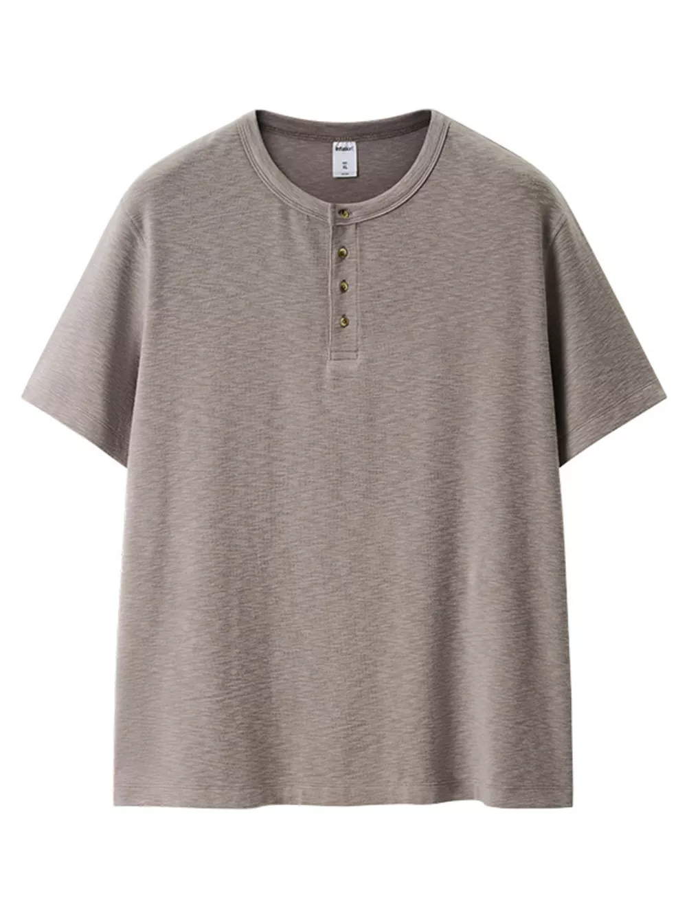 Men's Short Sleeve Henley T-Shirt, image 5