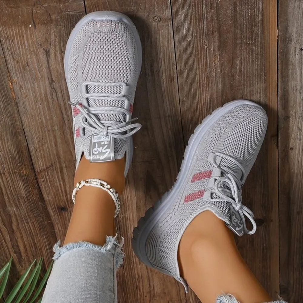 Lace Up Breathable Mesh Athletic, image 3