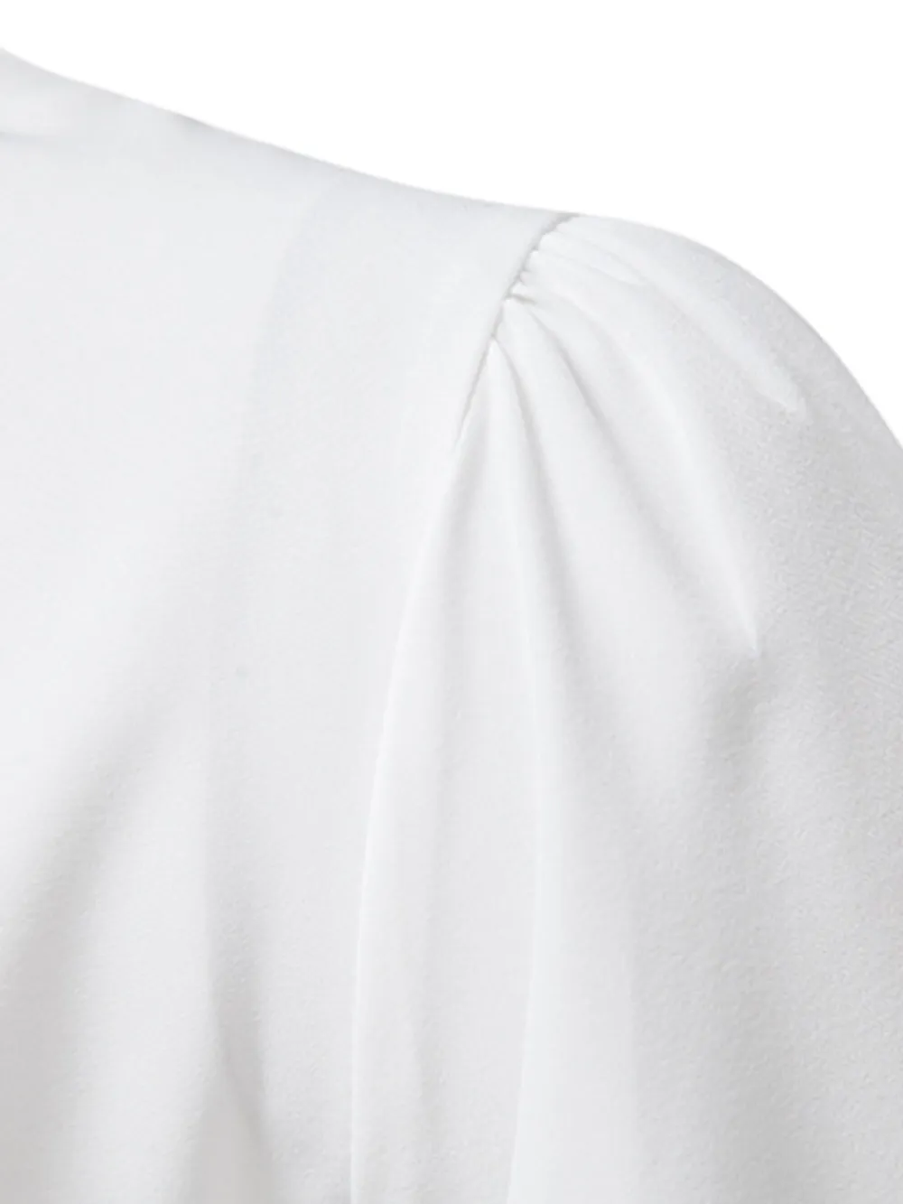 Men's Ruffled Lace Detail Long Sleeve Blouse, image 7