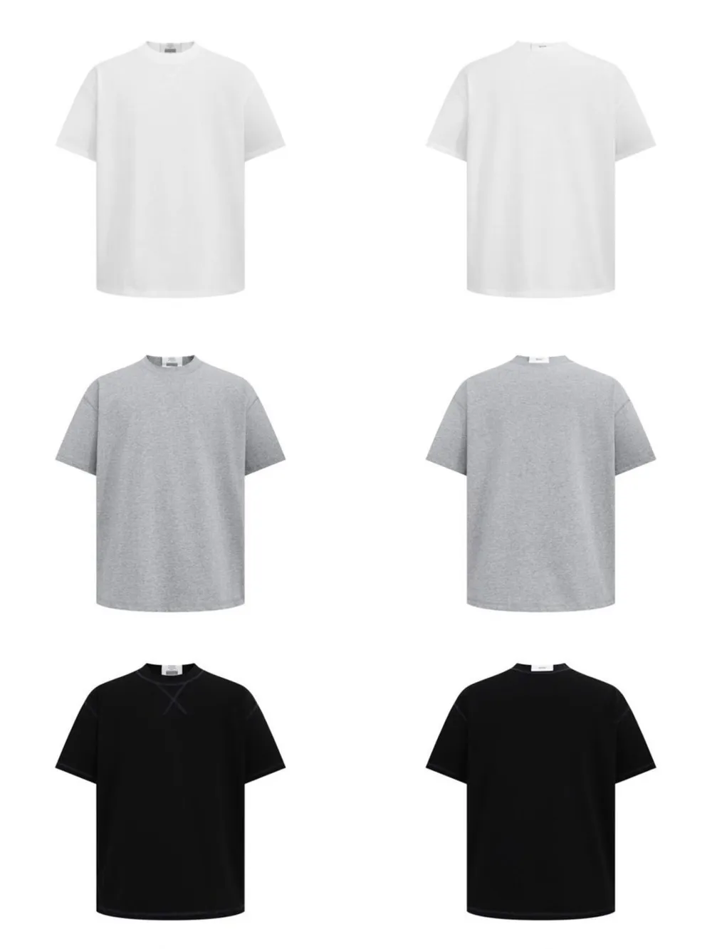 Men's Round Neck Short Sleeve T-Shirt, image 4