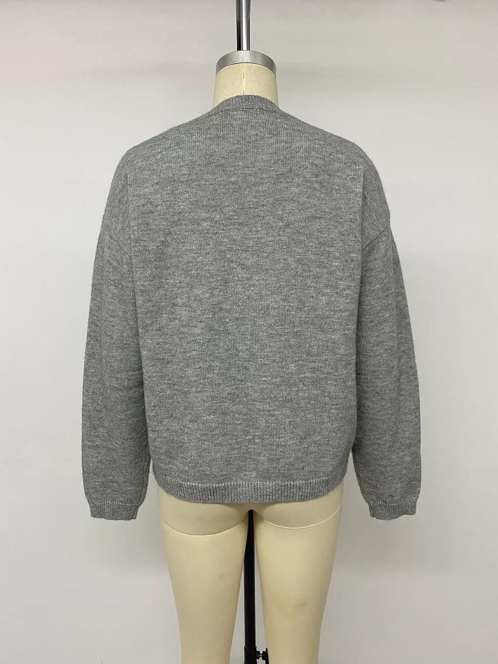 Star-Patterned Dropped Shoulder Sweater, image 13