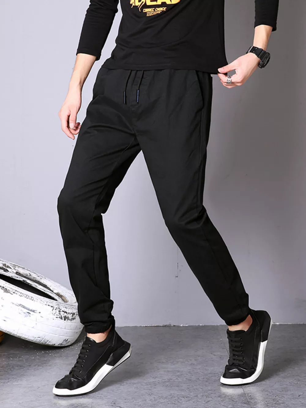 Men's Casual Drawstring Joggers, image 6