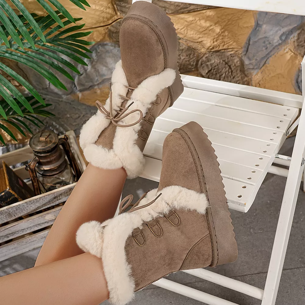 Round Toe Platform Boots, image 8