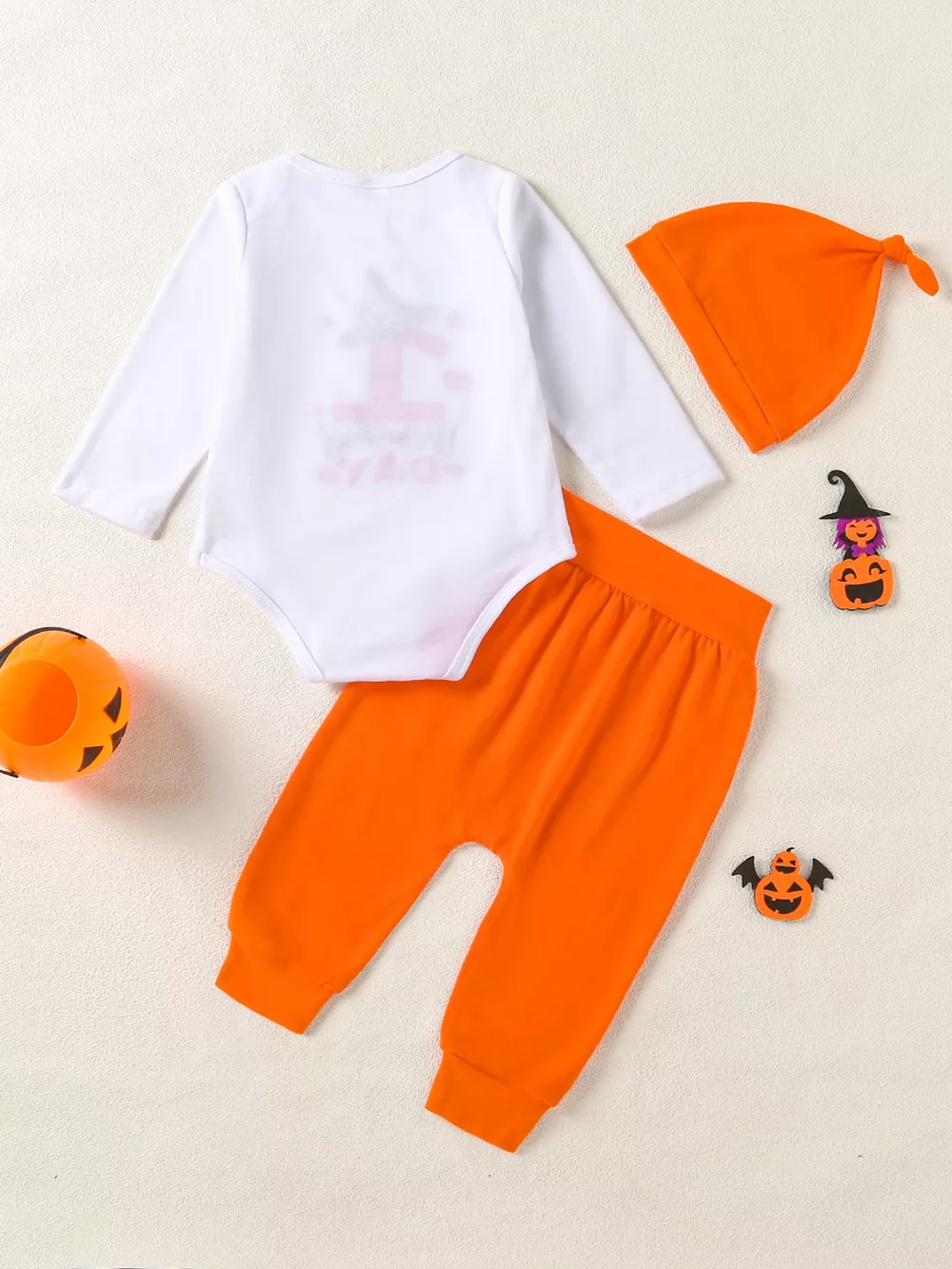 Children's Halloween 3-Piece Baby Outfit Set, image 2