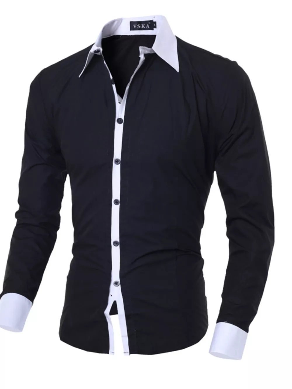 Men's Slim Fit Long Sleeve Shirt