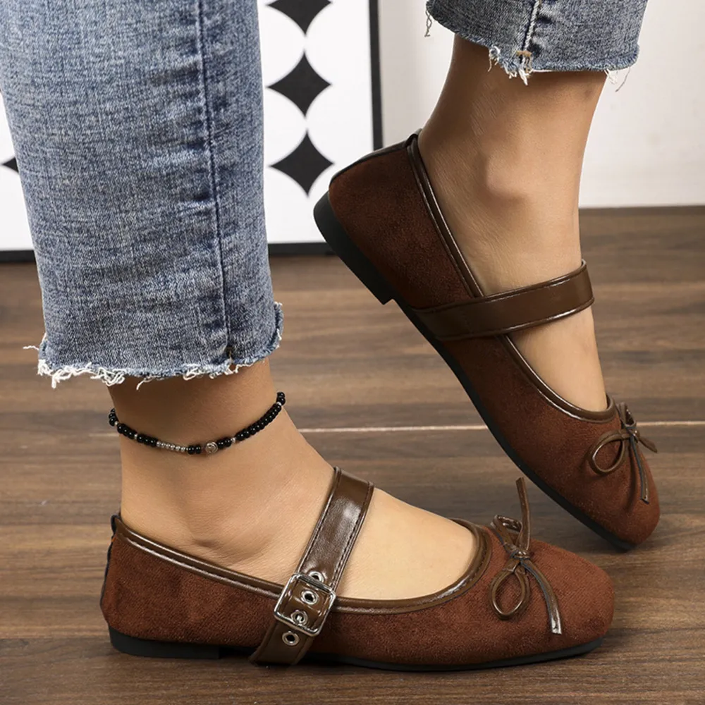 Square Toe Flats Slip-Ons, image 16