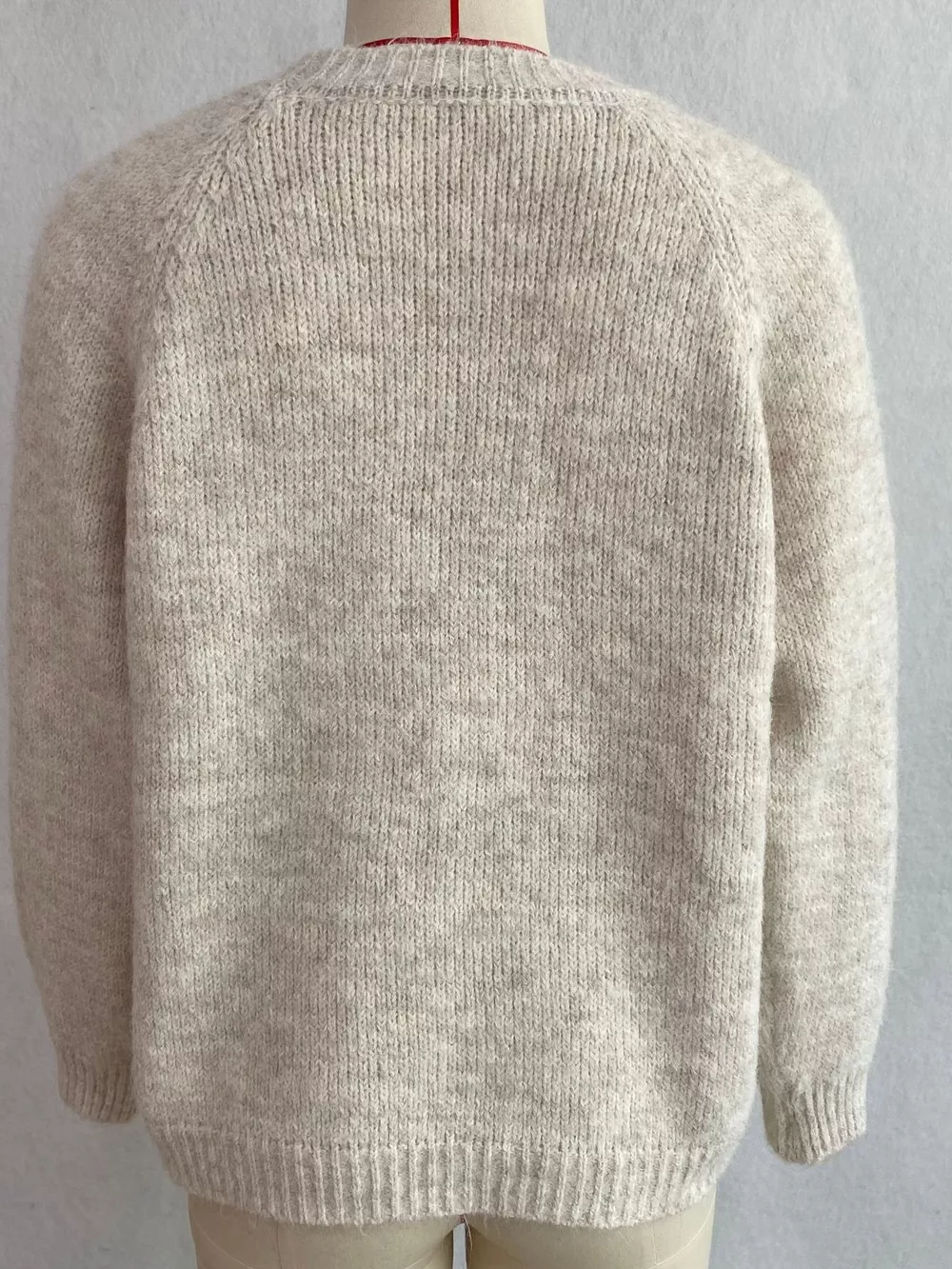 Argyle Pattern Raglan Sleeve Sweater, image 5