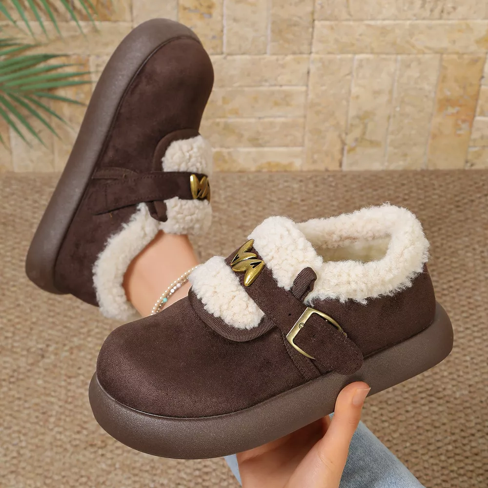 Round Toe Platform Ankle Boots, image 2