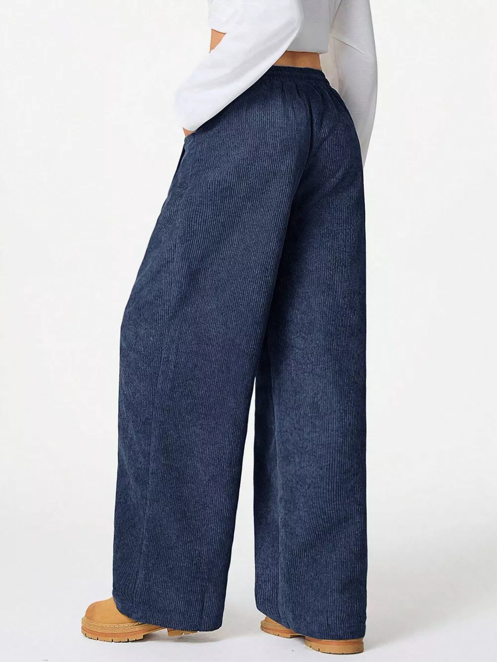 Casual Corduroy Wide Leg Pants, image 3