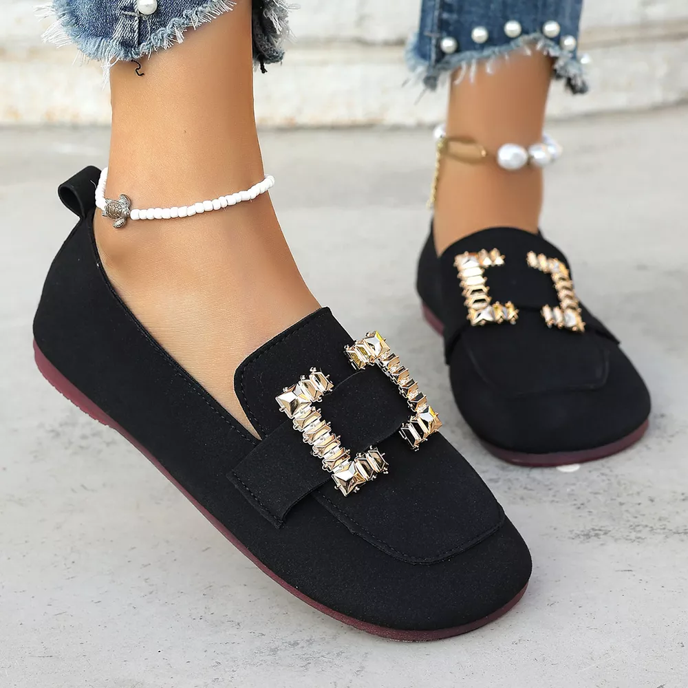 Decor Buckle Round Toe Slip-On, image 5
