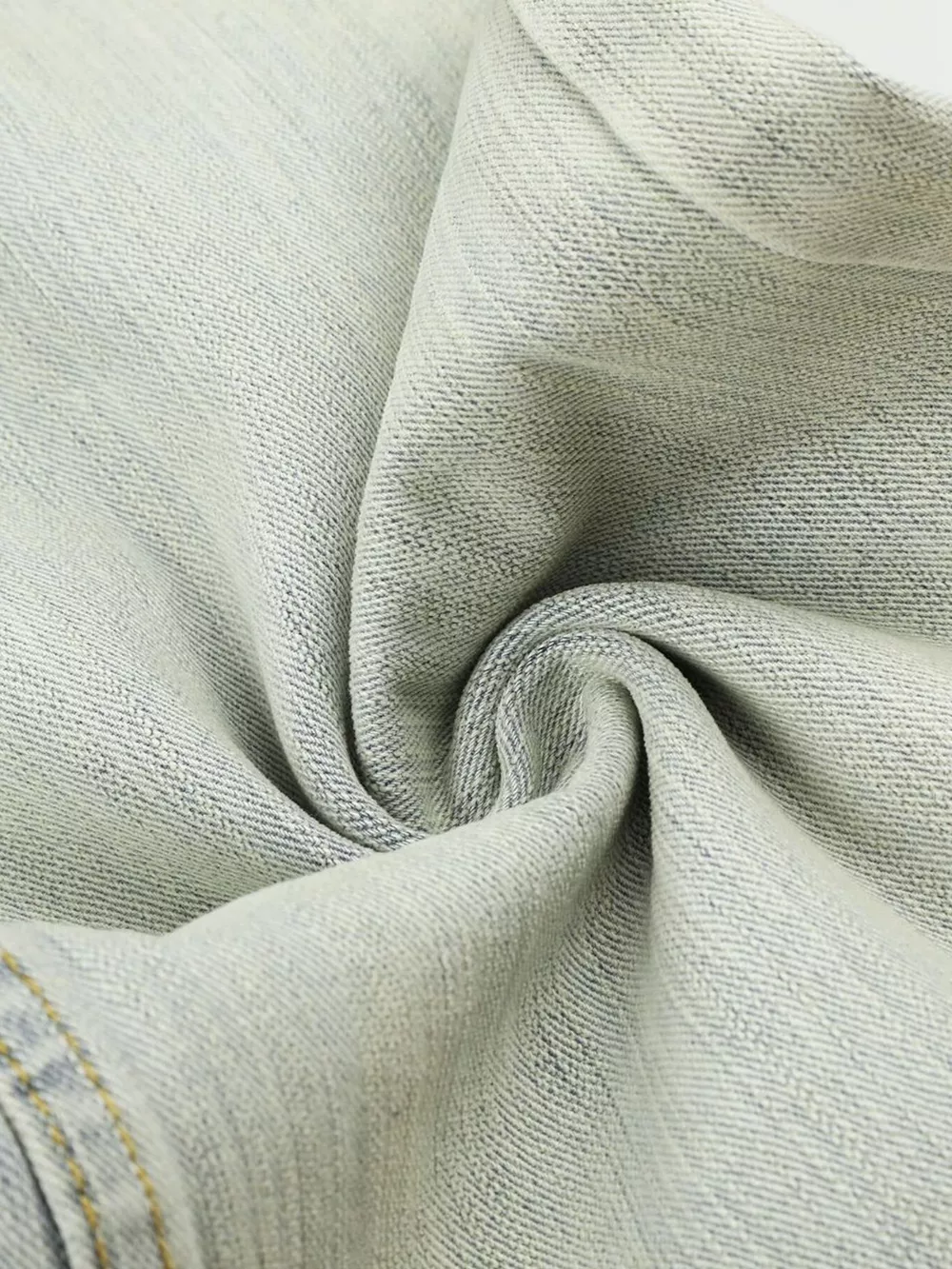 Men's Washed Wide Leg Jeans, image 6