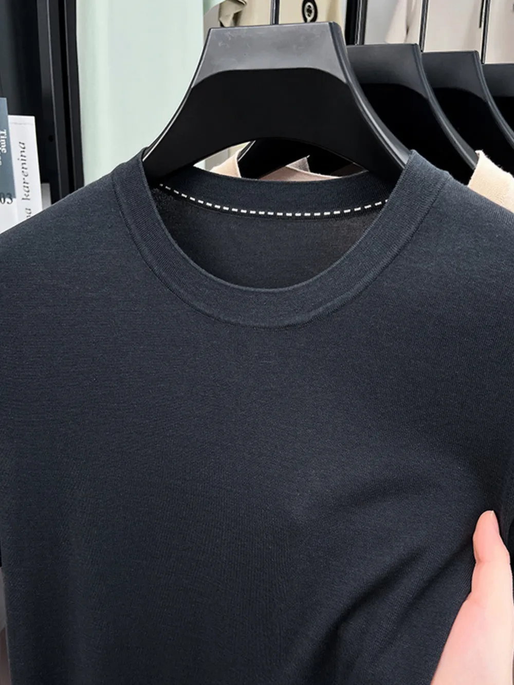 Men's Full Size Short Sleeve Crew Neck T-Shirt Plus Size, image 9