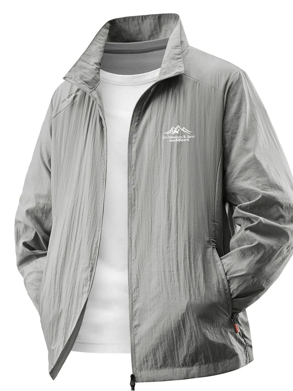 Men's Plus Size Lightweight Outdoor Windproof Jacket, image 5