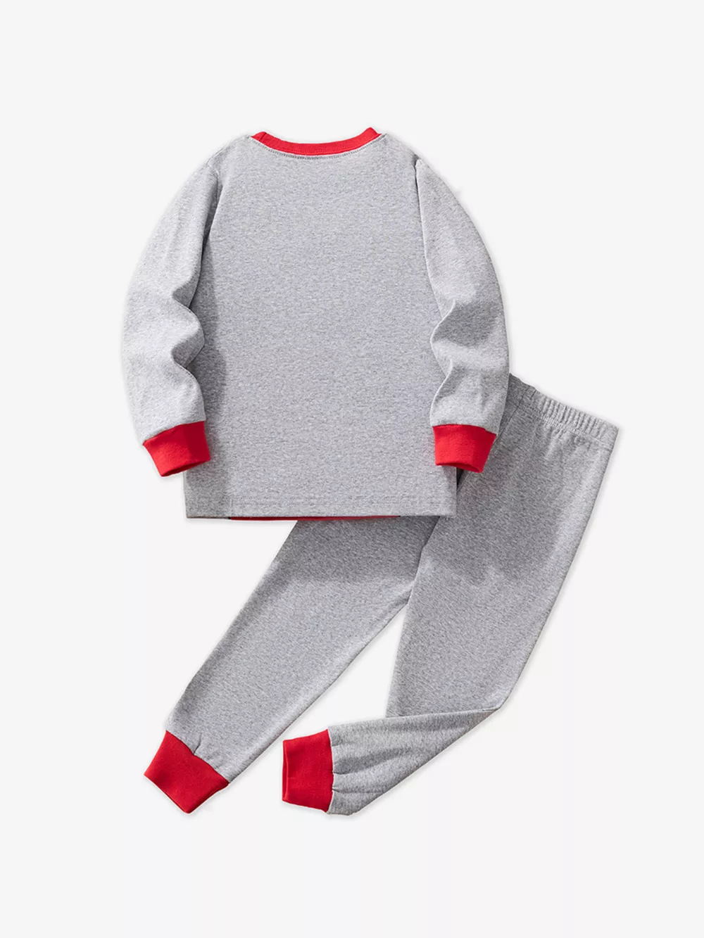 Children's Santa Round Neck Pajama Set, image 2