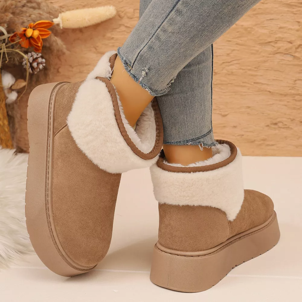 Round Toe Platform Boots, image 4