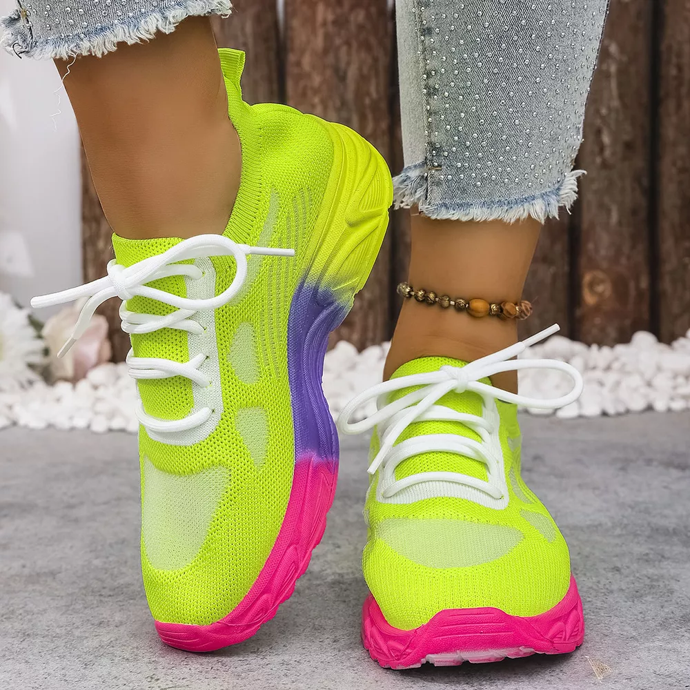 Lace Up Round Toe Sneakers, image 12