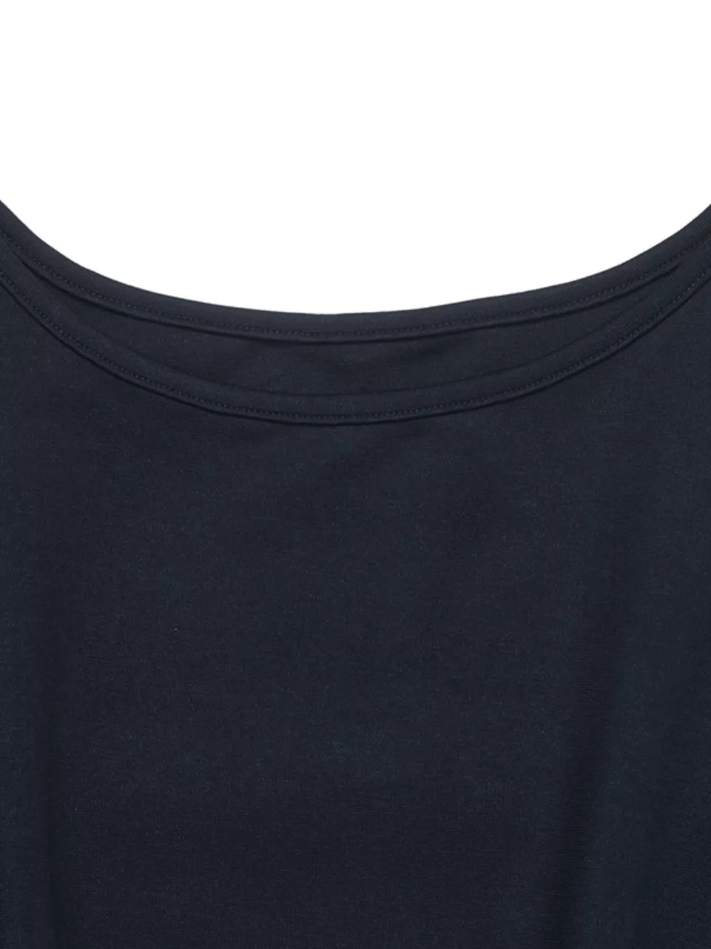 Round Neck Peplum Top with Striped Cuffs, image 7