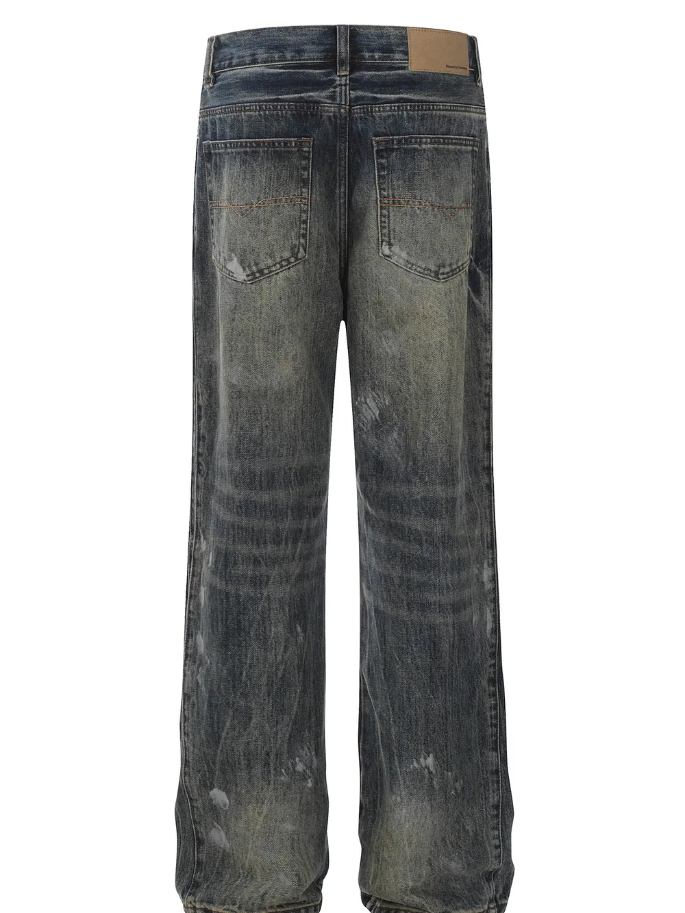 Men's Washed Loose Fit Jeans, image 3