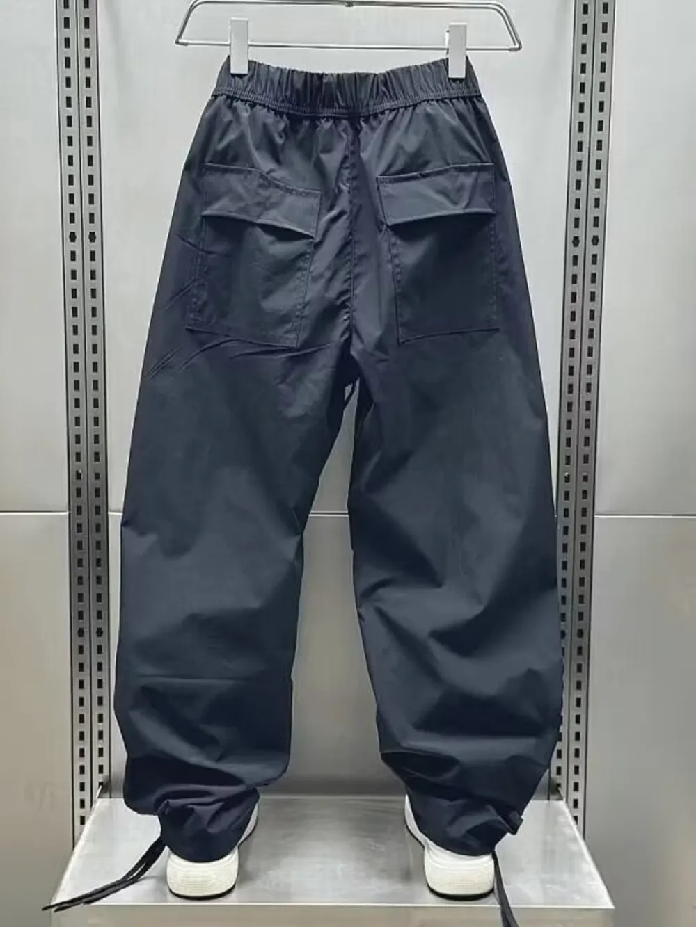 Men's Plus Size Drawstring Wide Leg Pants, image 3