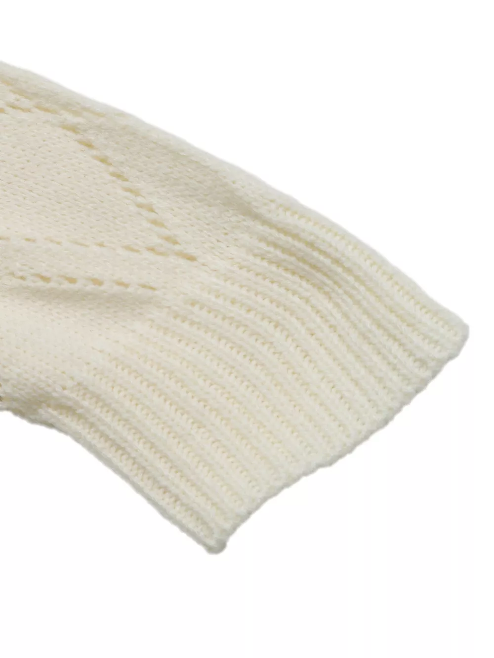 Openwork V-Neck Long Sleeve Sweater, image 8