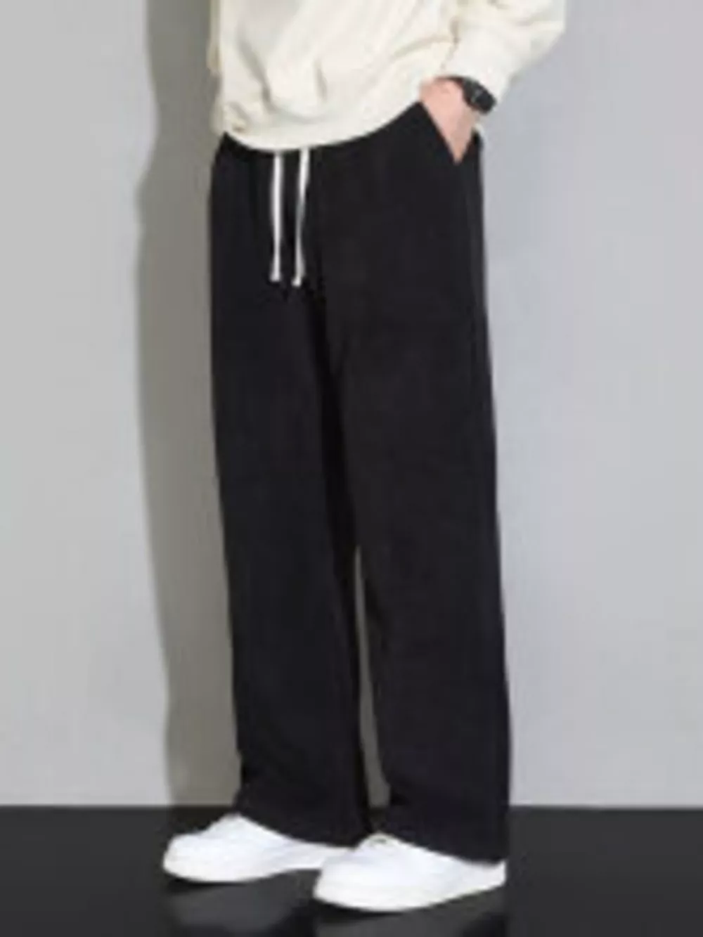 Men's Plus Size Relaxed Fit Drawstring Pants