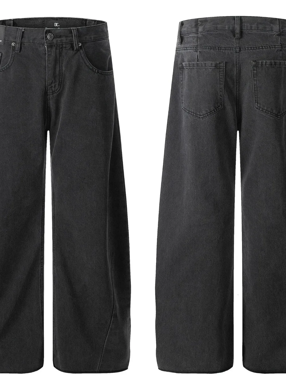 Men's Wide Leg Jeans, image 4