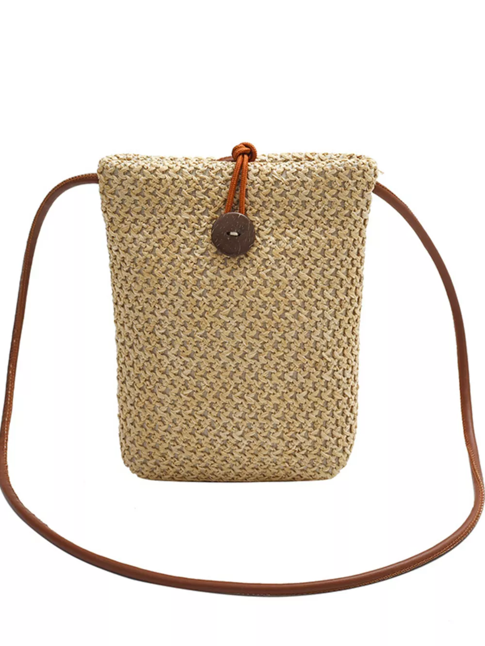 Straw Woven Crossbody Bag, image 11