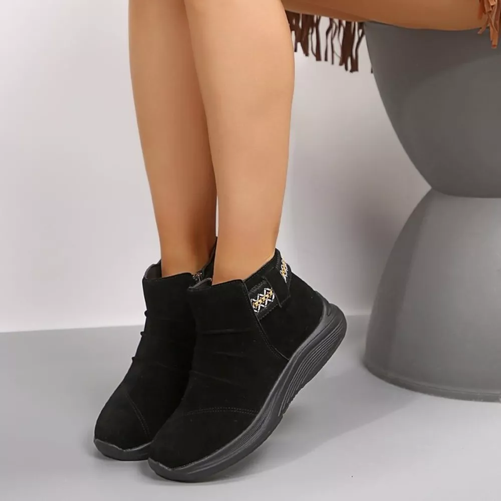 Round Toe Platform Boots, image 2