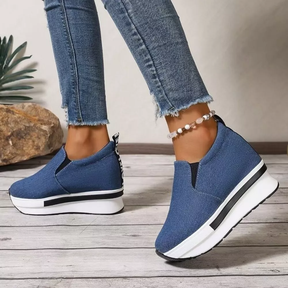 Round Toe Platform Slip-Ons, image 6