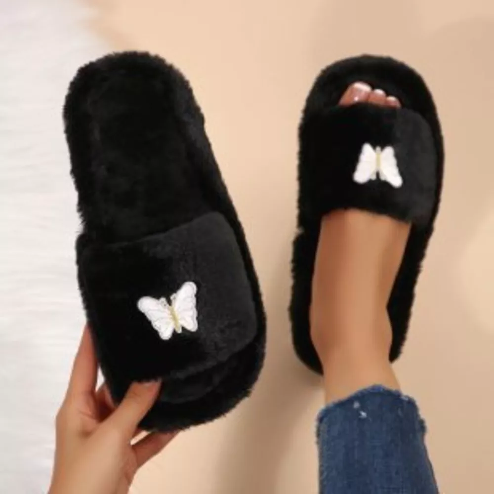 Butterfly Open Toe Slippers, image 2
