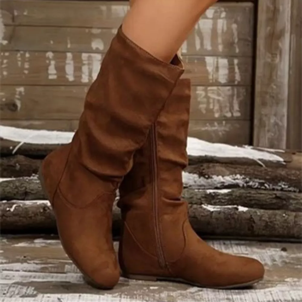 Size Zip Slouchy Boots, image 3