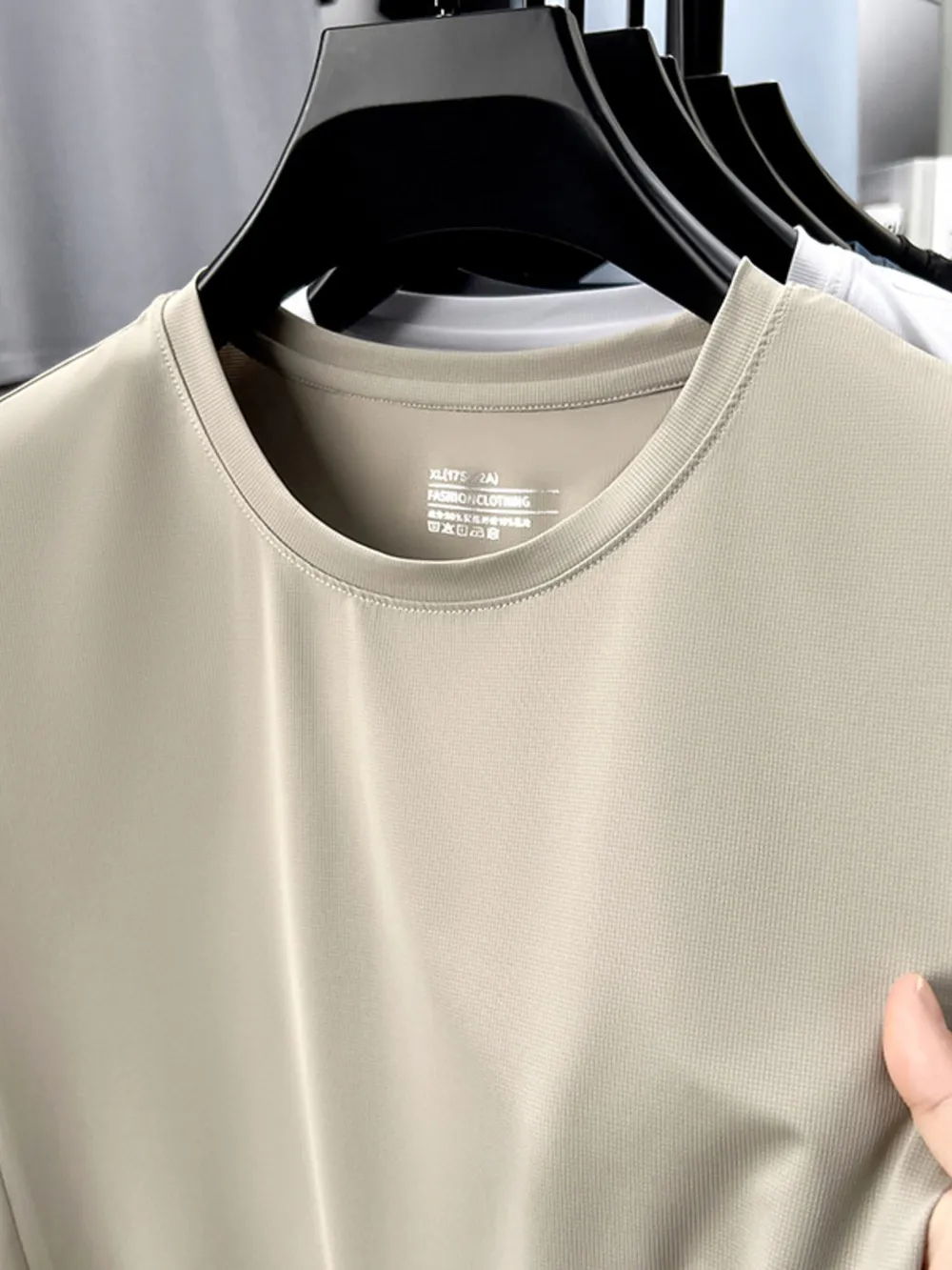 Men's Full Size Moisture-Wicking Short Sleeve T-Shirt Plus Size, image 4