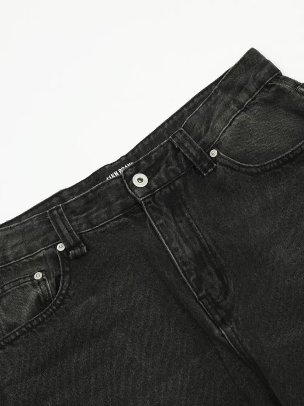 Men's Washed Wide-Leg Baggy Jeans, image 14
