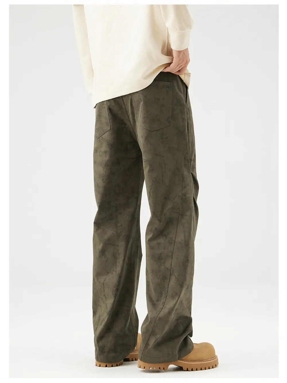 Men's Plus Size Wide Leg Pants, image 5