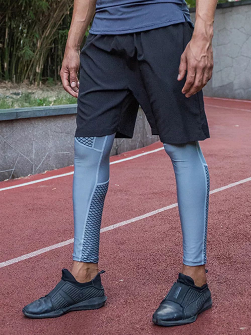 Men's Full Size Breathable Active Leggings Plus Size, image 2