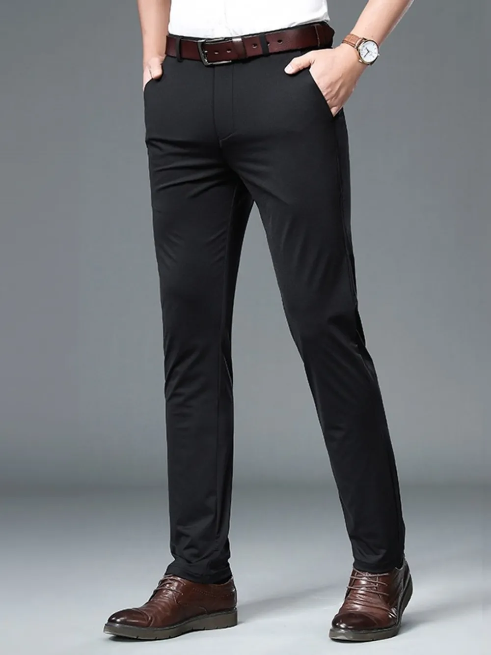 Men's Slim Fit Pants, image 2