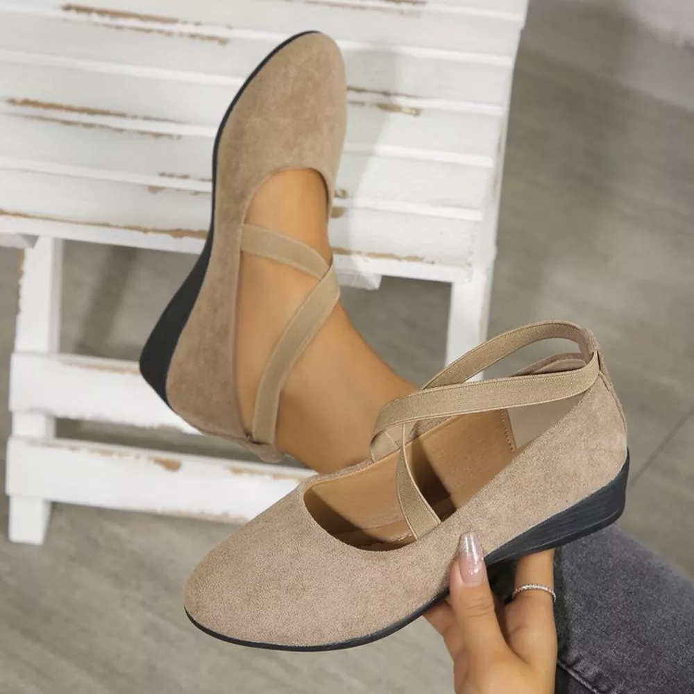 Round Toe Wedge Loafers, image 2