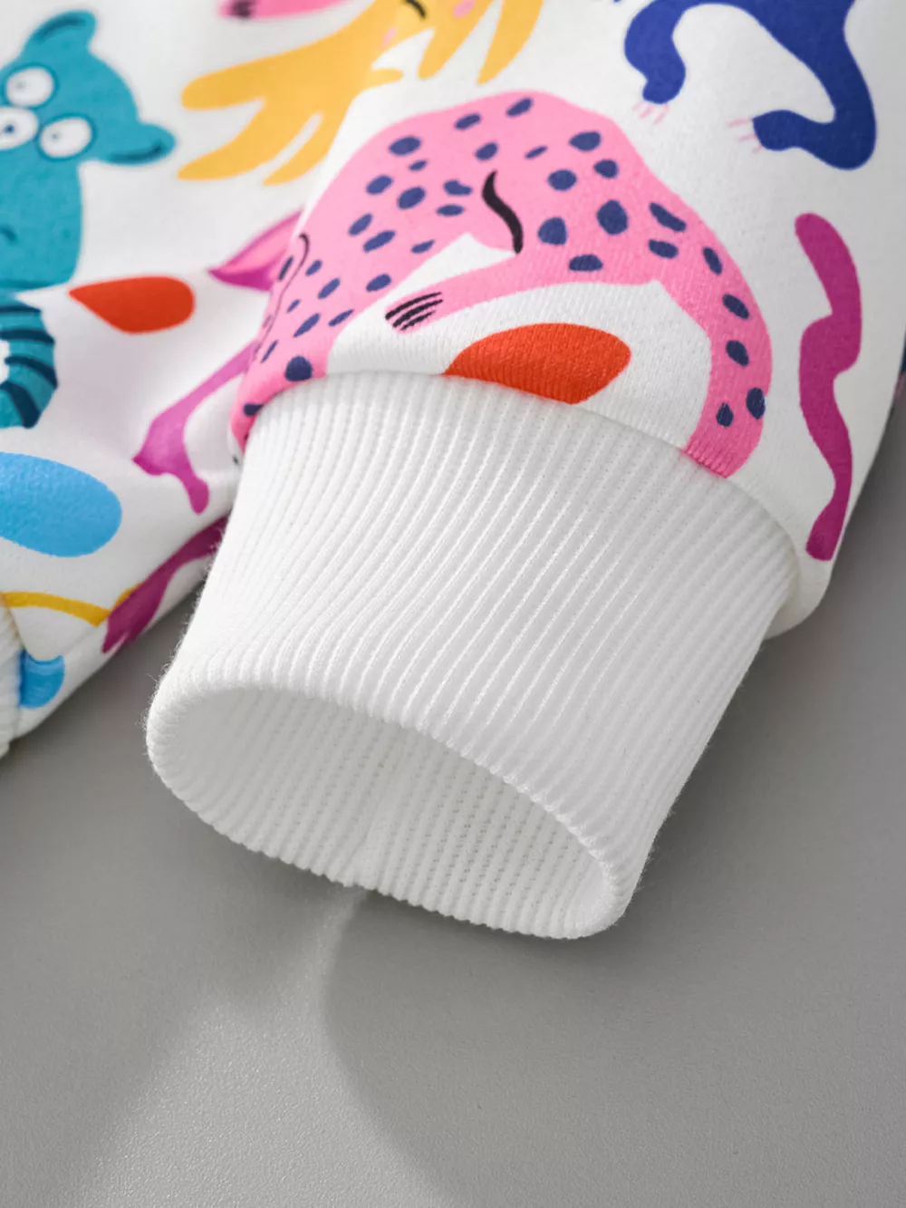 Children's Animal Print Crew Neck Sweatshirt, image 3