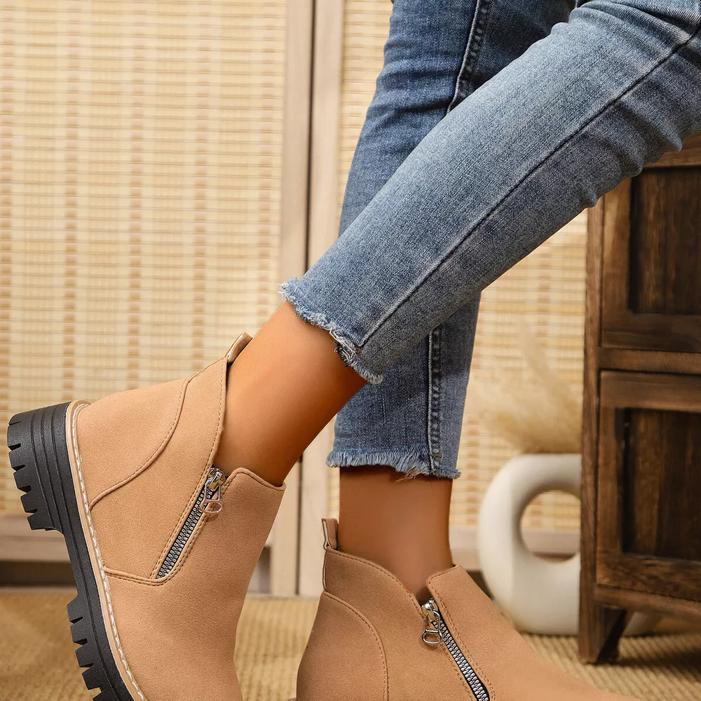 Ankle Boots with Zipper Accent, image 16