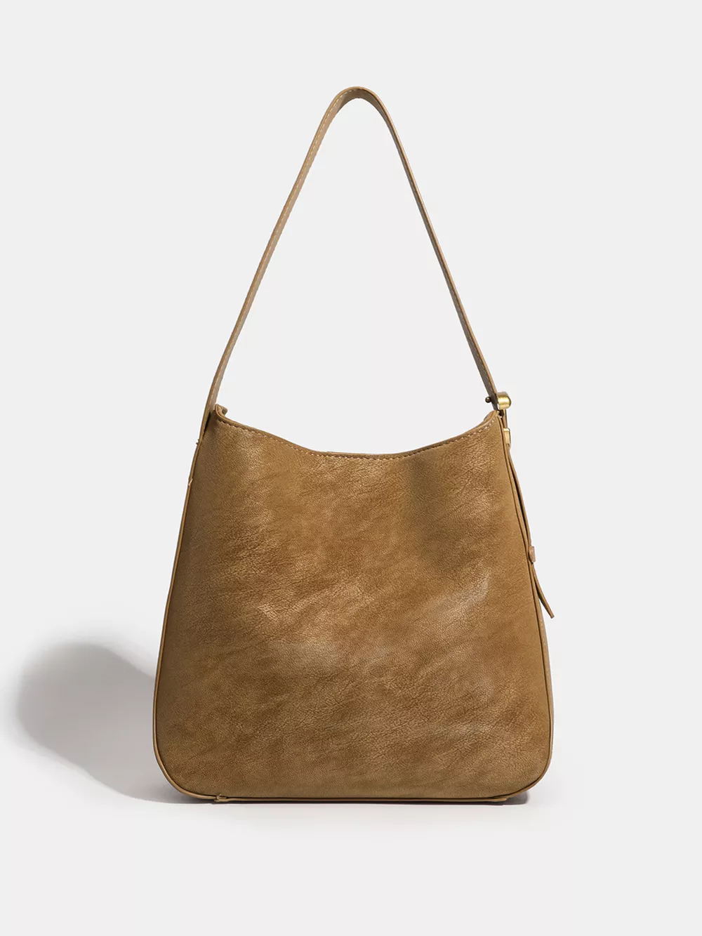 Casual Faux Leather Shoulder Bag, image 5