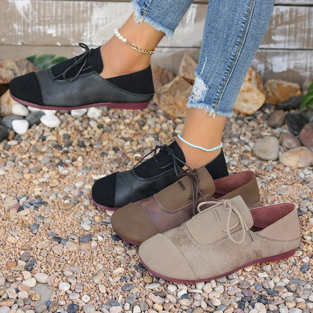 Casual Lace-Up Loafers, image 2