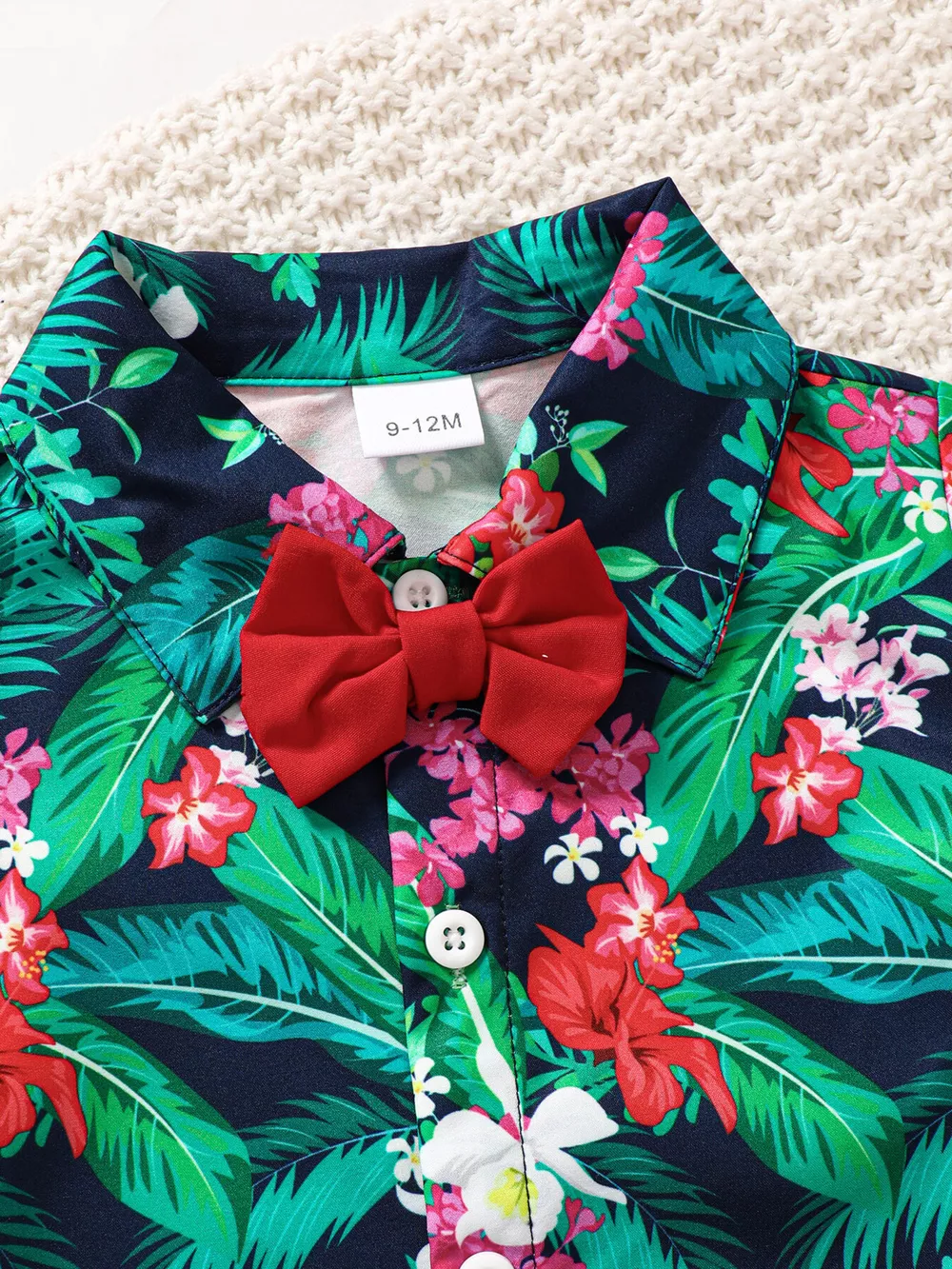 Children's Tropical Print Shirt & Shorts Set, image 3