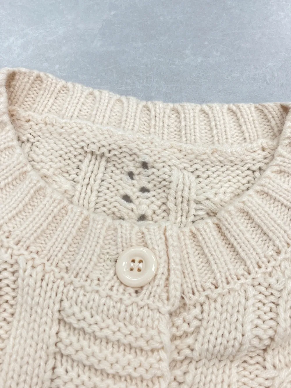 Cable Knit Belted Cardigan with Button Front, image 6