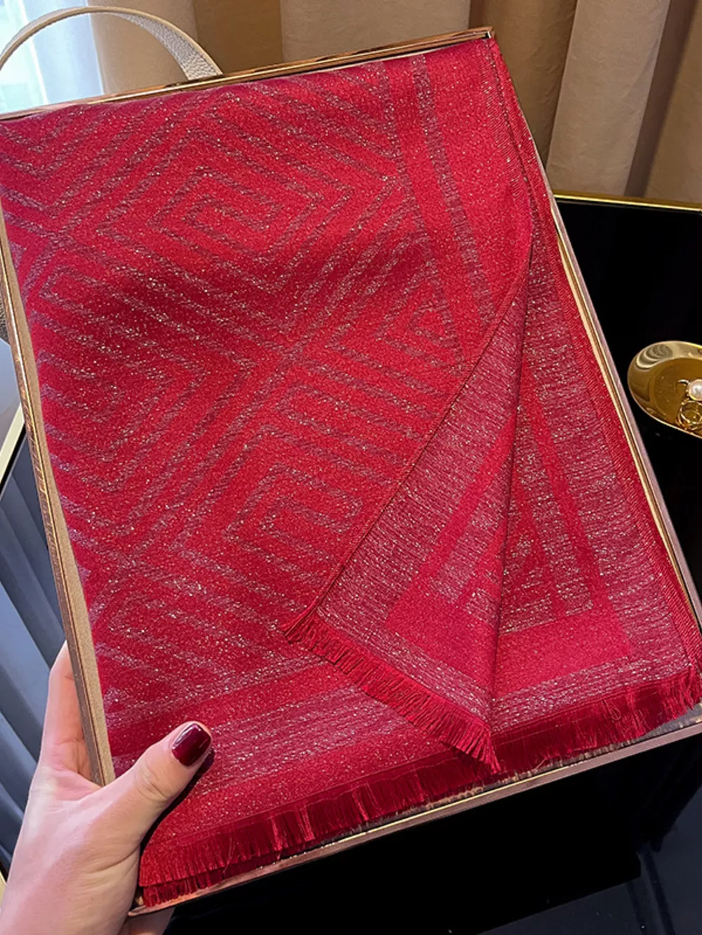 Raw Hem Lightweight Scarf, image 8