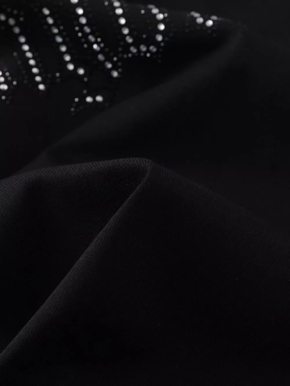 Men's Rhinestone Mock Neck T-Shirt, image 4