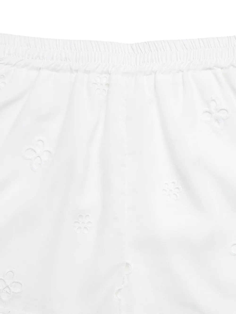 Embroidered Lace Hem Shorts, image 4