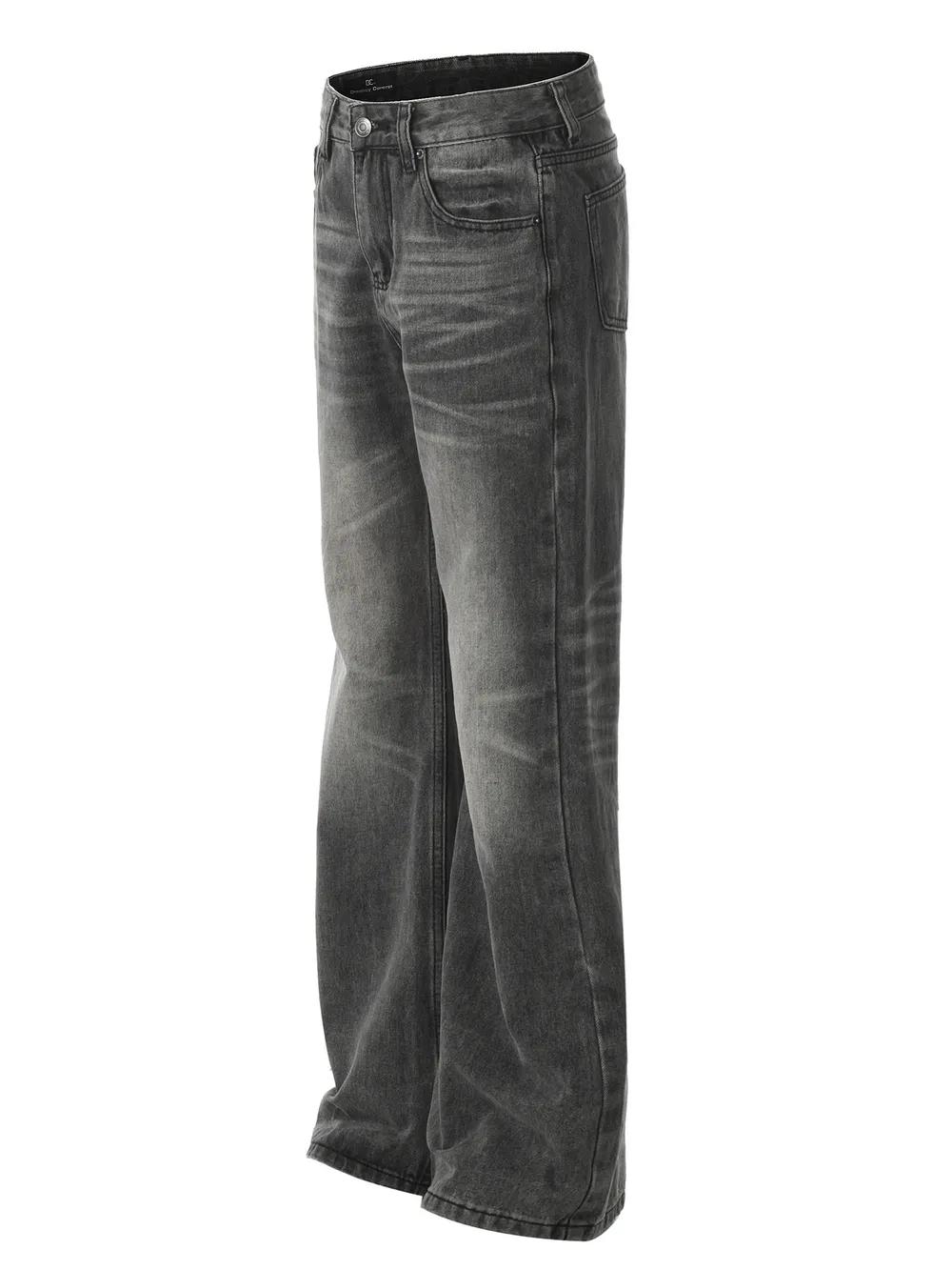 Men's Vintage Washed Straight Leg Jeans, image 2