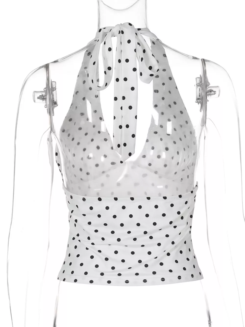 Polka Dot Halter Neck Cami, image 9